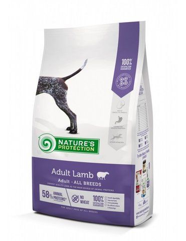 Nature`s Protection Adult Lamb , с агнешко 12 кг