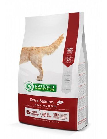 Nature`s Protection Extra Salmon, със сьомга 12 кг