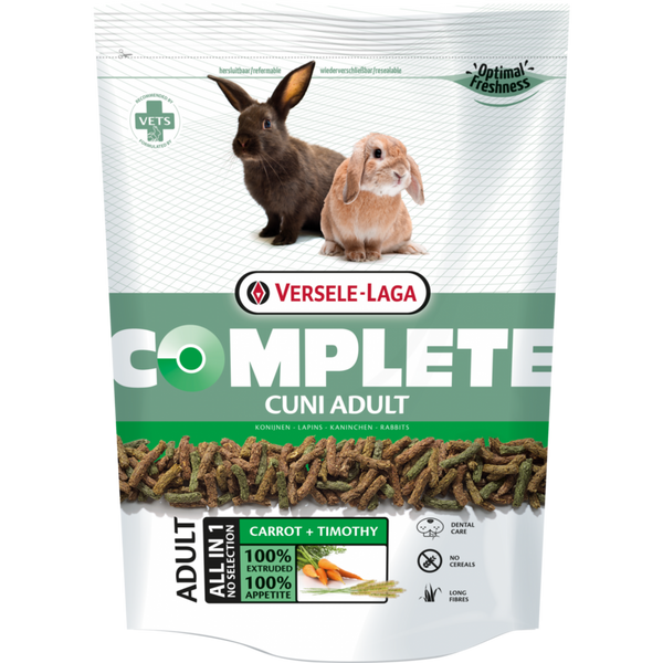 Versele-Laga Complete Cuni Adult - пълноценна екструдирана храна за декоративни зайчета
